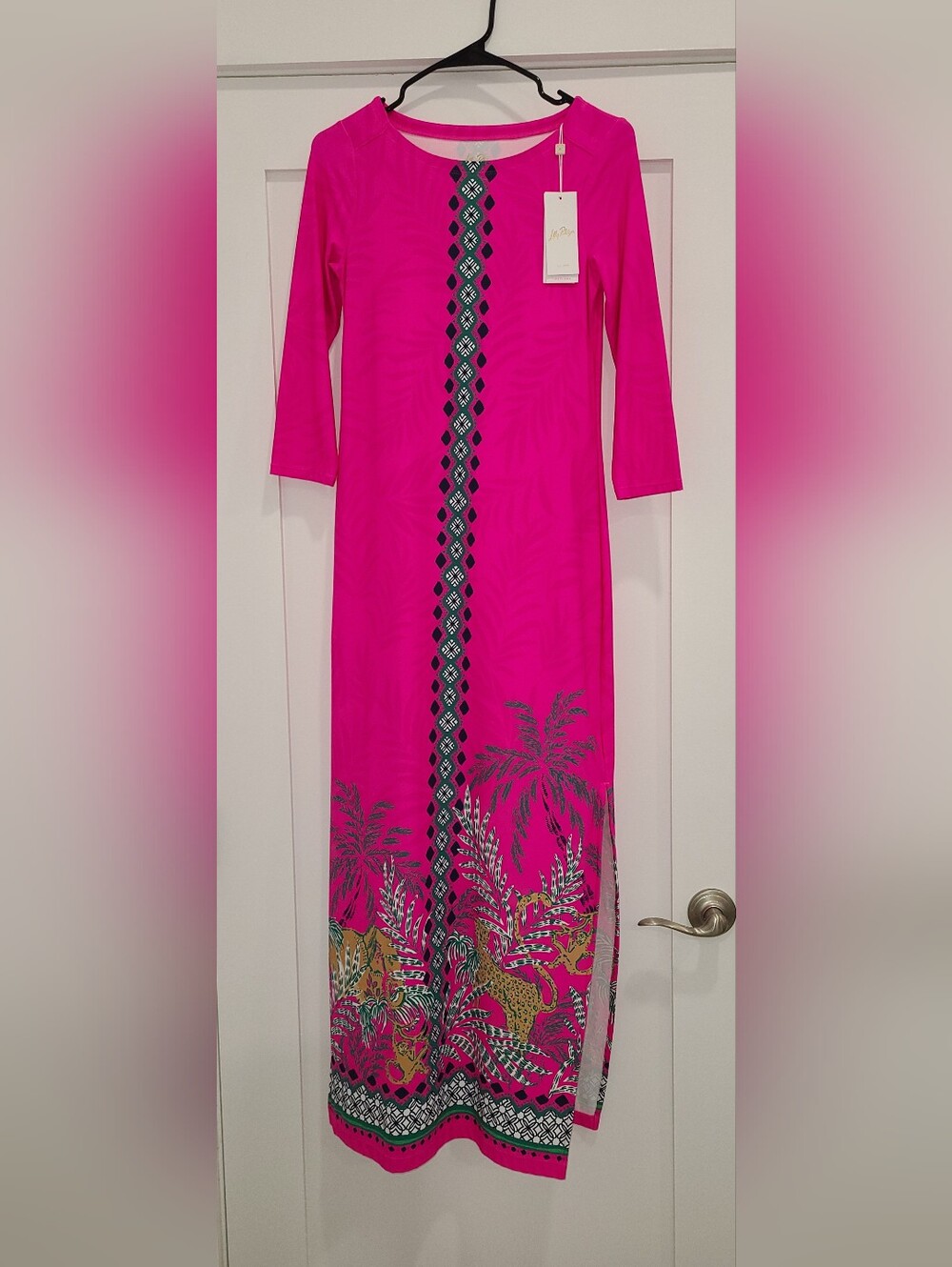 NWT Lilly Pulitzer Seralina Chilly Lilly Maxi Dress